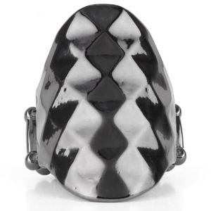 Ferociously Faceted Black Ring